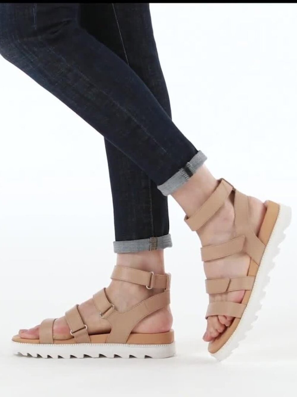 Sorel Roaming Multi Strap Sandals size 9 - Honest beige